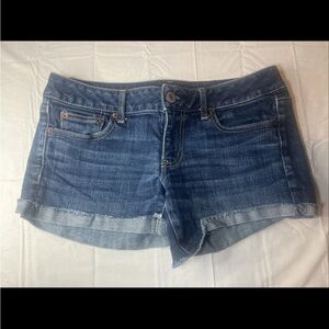 American Eagle Outfitters Dark Blue Jean Shorts
